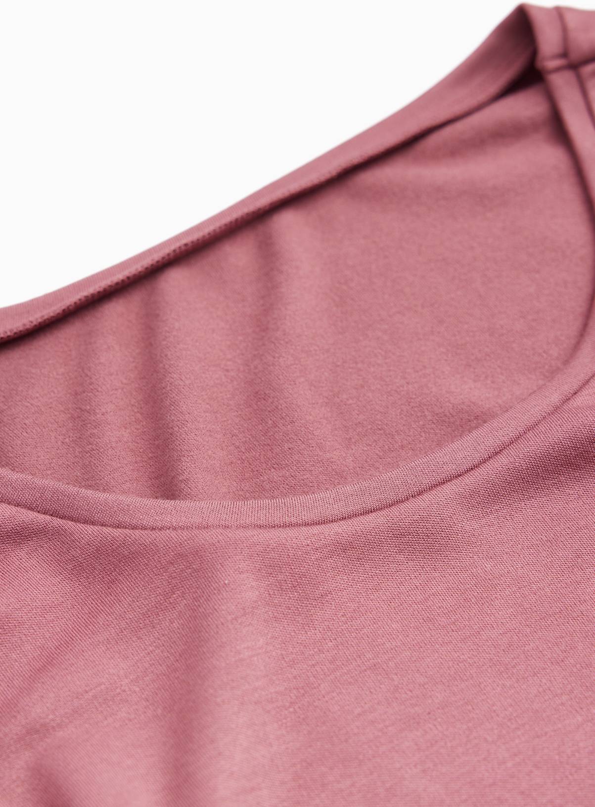 Dark Pink Thermal Long Sleeve Top XL - Image 4